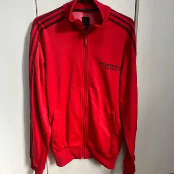adidas 빨간색 집업 자켓 S 저지