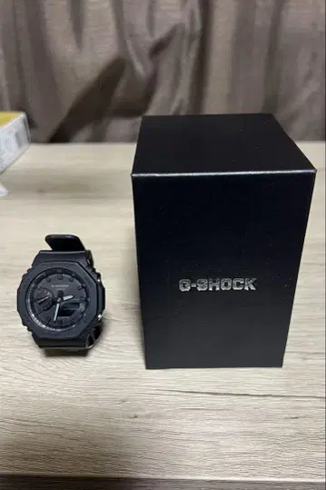 G-SHOCK 블랙 디지털 워치 박스 포함