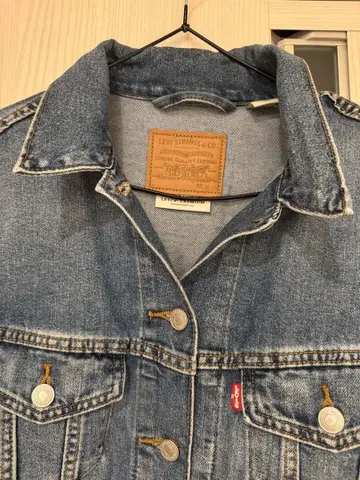 Levi's 데님 크롭 자켓