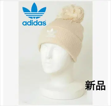 [ 새상품 ] adidas 아디다스 니트 모자 화이트 배송비 포함