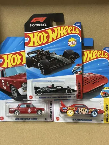 핫휠 3대 세트 F1 알파 슈퍼버드 2025년 10월