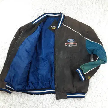 새상품급 Ford Racing 포드 레이싱 레이싱 가죽 자켓