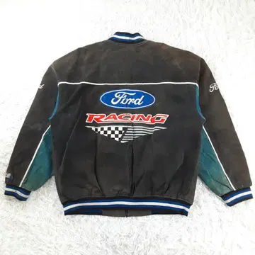 새상품급 Ford Racing 포드 레이싱 레이싱 가죽 자켓