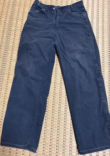 Dickies 다크 네이비 스트레이트 데님 팬츠