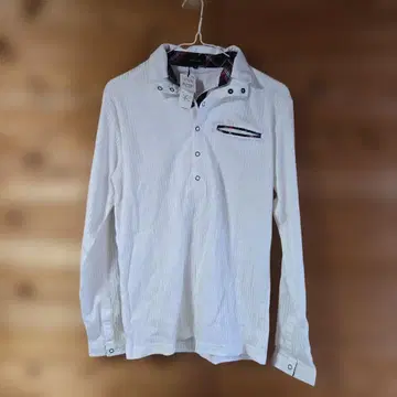 MALE&co 스트라이프 화이트 셔츠 긴팔