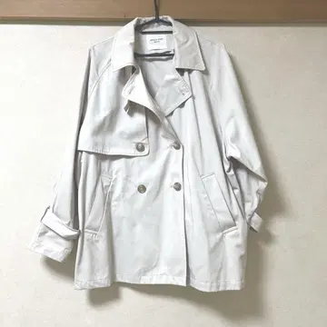FREAK'S STORE 베이지 트렌치코트 숏