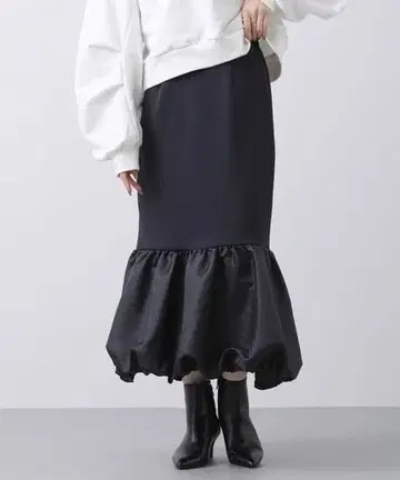 [새상품] Gready Brilliant 벌룬 도킹 스커트/BLK