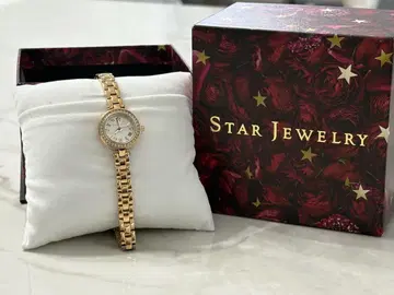[박스 포함 새상품급] Star Jewelry 골드 손목시계
