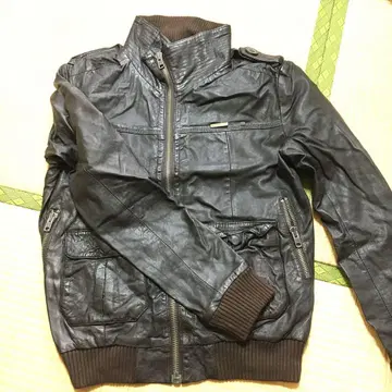 superdry 극도 건조 (하세요) 가죽 자켓
