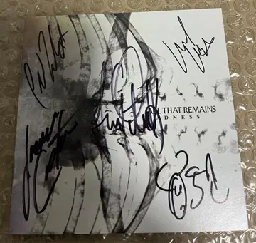 [ All That Remains ] 사인 포함 소책자 메탈 코어