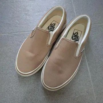 VANS 베이지 슬립온 23cm
