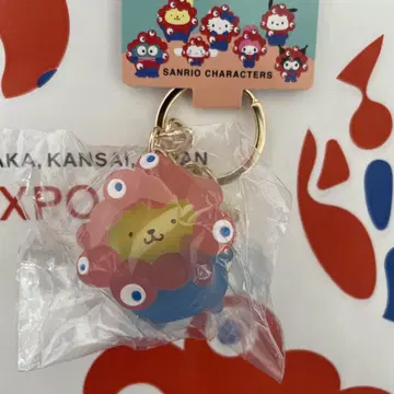 산리오 미야쿠미야쿠 변신 입체 마스코트 폼폼푸딩 클리어 컬러