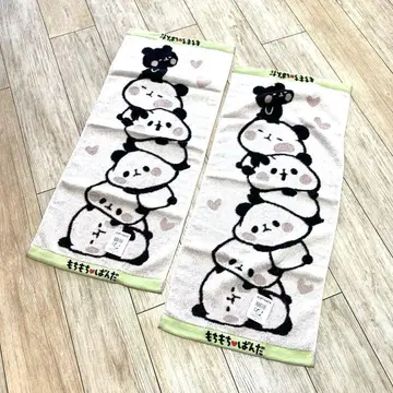 모찌모찌 판다 페이스 타월 2장 세트