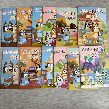 블루이 그림책 12권 세트 빙고 색칠놀이