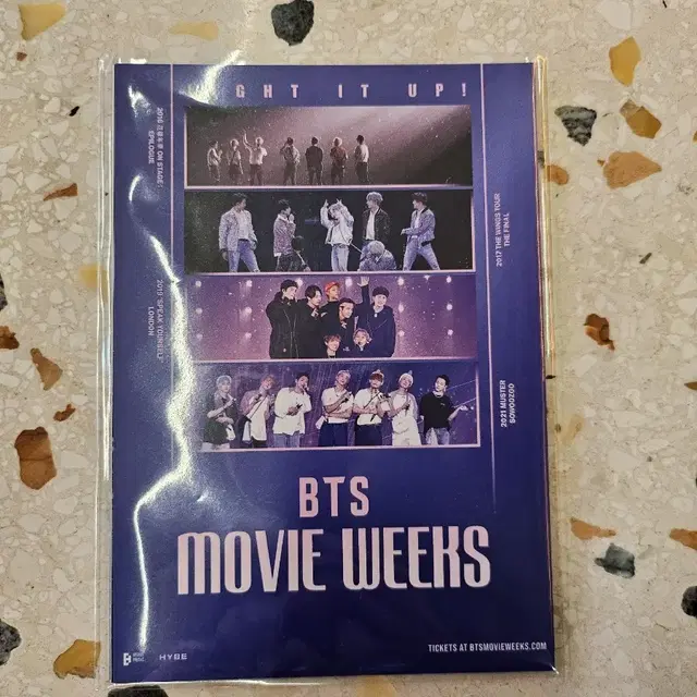 2025 방탄 무비위크 패키지bts movie weeks 데코팩 엽서세트