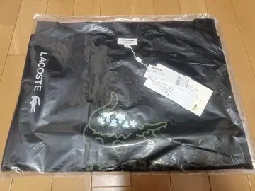 LACOSTE 고질라 콜라보T셔츠 BLACK 4-M 사이즈