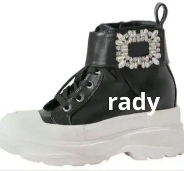 rady 장식 포함 하이컷 스니커즈