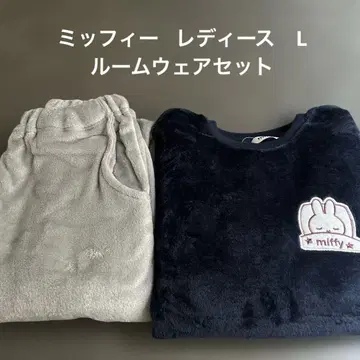 [ 새상품 ] miffy 미피 룸웨어 세트 L 맨투맨 네이비