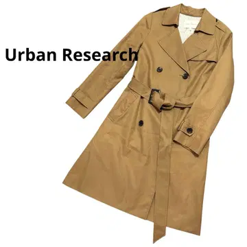 Urban Research [ 36 ] 트렌치코트 카멜 더블 브레스트