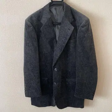 다크 그레이 코듀로이 테일러드 자켓