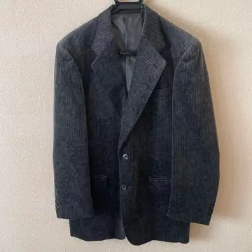 다크 그레이 코듀로이 테일러드 자켓