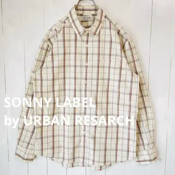 UR SONNY LABEL 레귤러 카라 체크 셔츠
