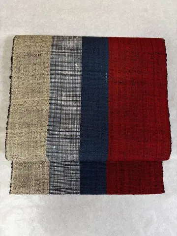 팔촌 나고야 오비 (약 24cm) 거친 느낌의 명주