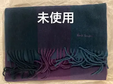 [ 미사용 ] Paul Smith 머플러 파랑 보라색