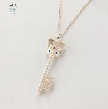 제인 마플 크라운 키 펜던트