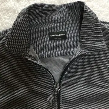GIORGIO ARMANI 남성용 지퍼 상의