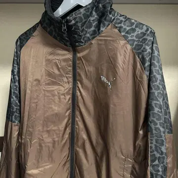 PUMA 레오파드 무늬 나일론 자켓