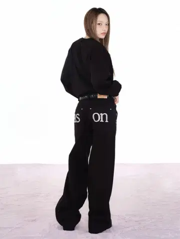ason 아즈온 SMOG WIDE PANTS 블랙 ason 한국