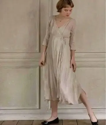 원피스 mangata Linen gown onepiece