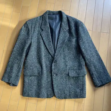 그레이 계열 트위드 테일러드 자켓