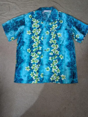 빈티지 하와이안 셔츠 Island Fashions 하와이안 셔츠 M