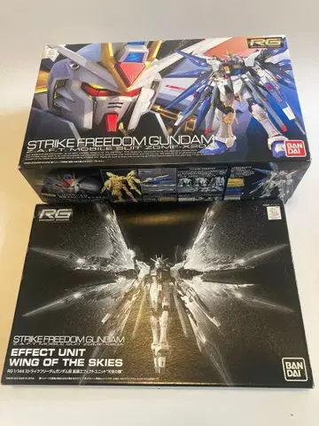 RG 스트라이크 프리덤 건담 & 이펙트 유닛 조립 완료