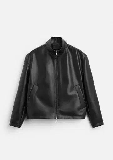Zara 블랙 가죽 자켓