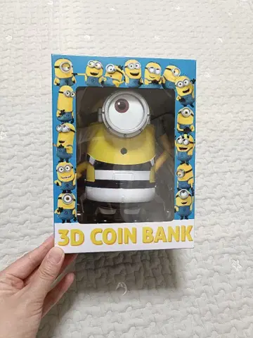 미니언 저금통 미니언즈 캐릭터 저금통 미사용 새상품