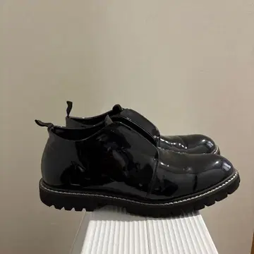 CTHY 에나멜 가죽 레인 신발 size 3