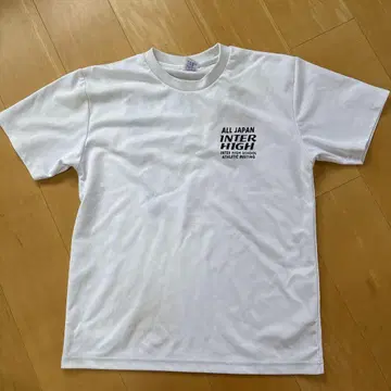 ALL JAPAN INTER HIGH 티셔츠 L 사이즈 화이트