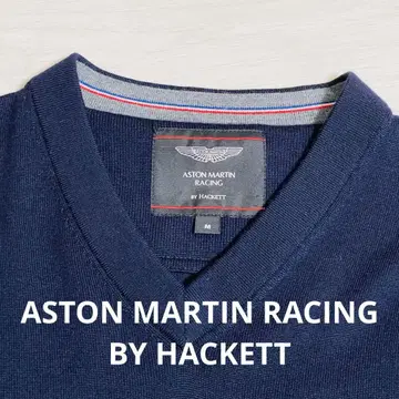 ASTON MARTIN RACING BY HACKETT V넥 니트
