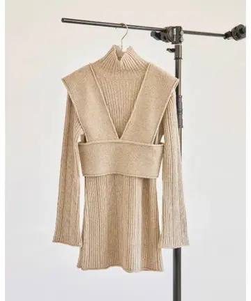 [ 새상품급 ] TODAYFUL 레이어드 니트 튜닉