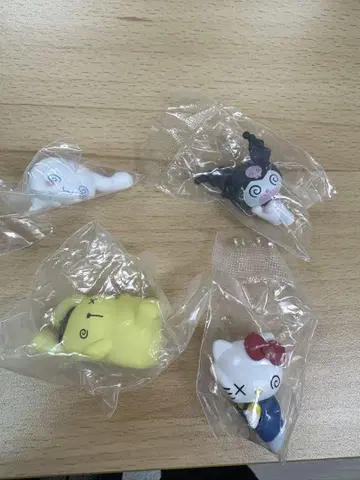고양이형 캐릭터 캡슐 토이 세트
