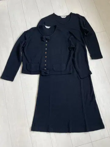 KANEKO ISAO 니트 셋업 (블랙)