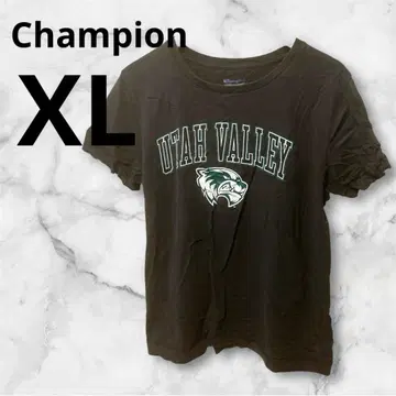 Champion UTAH VALLEY 티셔츠 XL 블랙