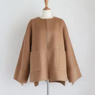 GIRLISH 리버 울 코트 카멜