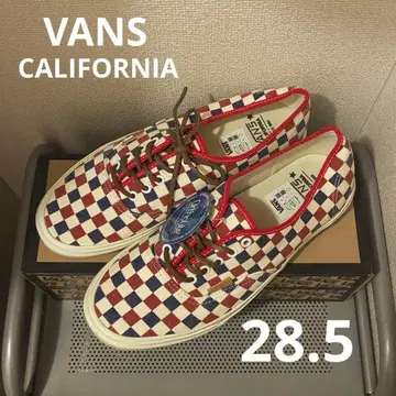 VANS 캘리포니아 라인 오센틱 체커 28.5