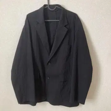 뉴에라 고품질 경량 스트레치 시어서커 테일러드 자켓 블랙
