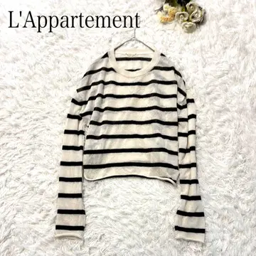 아파르트망 L'Appartement 보더 쉬어 니트