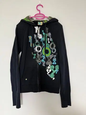 록시 ROXY 후드티 집업 Y2K 헤이세이 갸루 그런지